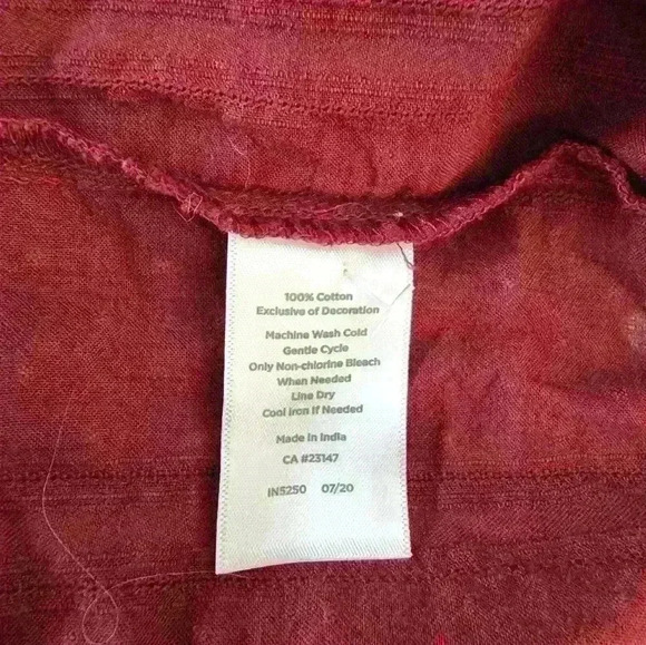 Talbots swiss dot long sleeve blouse size medium - Picture 8 of 8